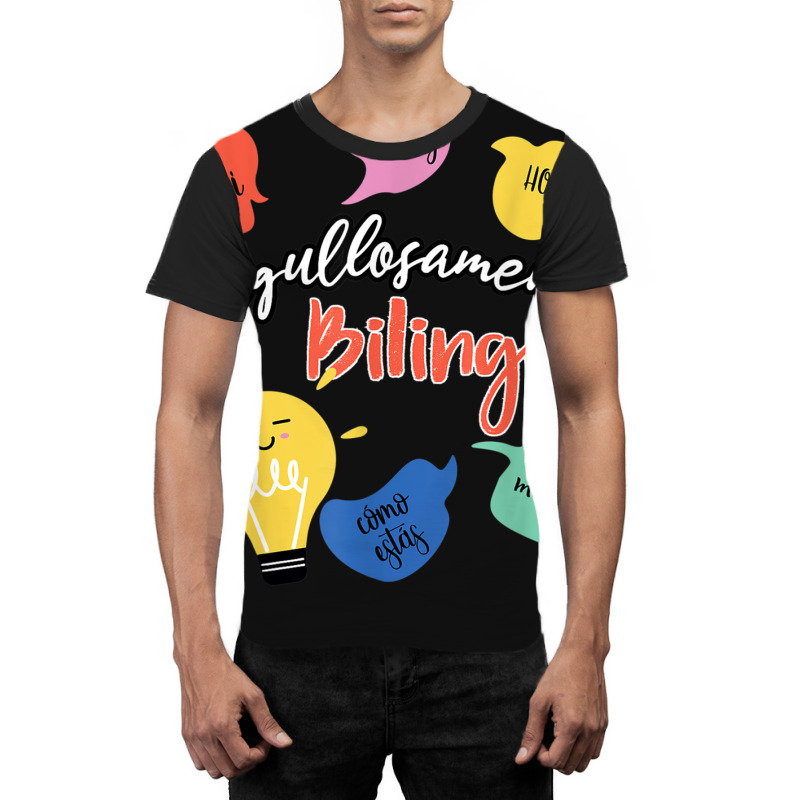 Orgullosamente Bilingue Maestra Graphic T-shirt by ColleenDChamplin | Artistshot