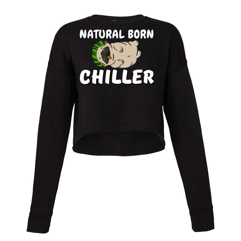 Natural Born Killer With A Watermelon Pug Twist Cropped Sweater by CherylBrandy | Artistshot