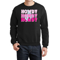 Howdy Cowgirl Vintage Horse Bucking Western Bachelorette Crewneck Sweatshirt | Artistshot