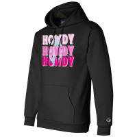 Howdy Cowgirl Vintage Horse Bucking Western Bachelorette Champion Hoodie | Artistshot