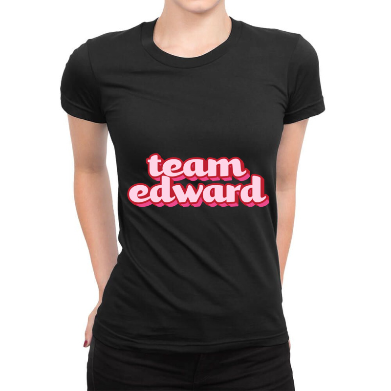 Team Edward Ladies Fitted T-Shirt by ANITRAMATHIS | Artistshot