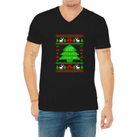 Little Full Lots Of Sap - Christmas Vacation Quote - Ugly Christmas Sw V-neck Tee | Artistshot