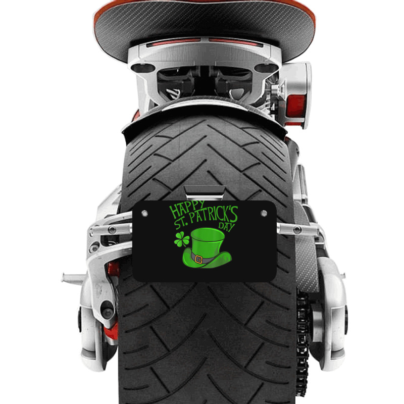 Happy St Patricks Day Motorcycle License Plate | Artistshot