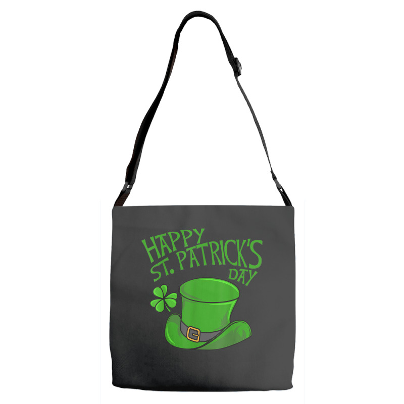 Happy St Patricks Day Adjustable Strap Totes | Artistshot