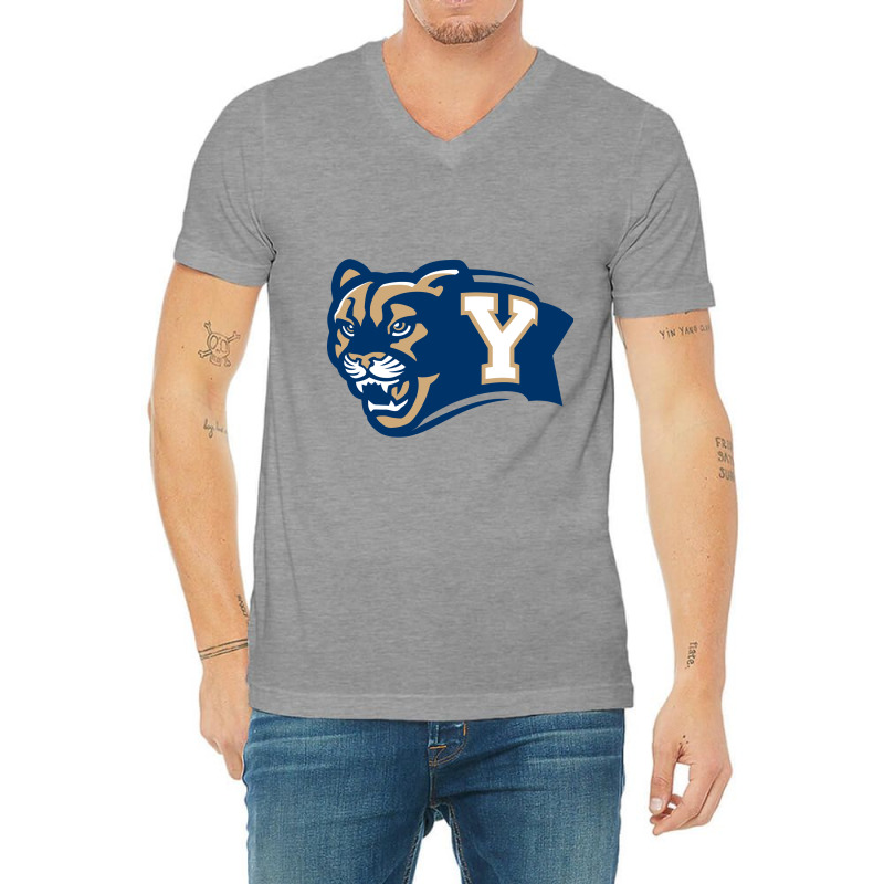 Byu, Cougar 2 V-Neck Tee by Cokro | Artistshot