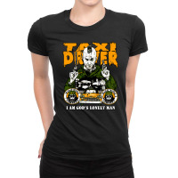 Taxi Driver Movie (distressed) Merch Ladies Fitted T-shirt | Artistshot