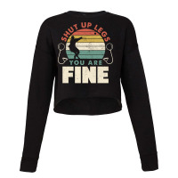 Track And Field Hammer Throwing Thrower Shut Up Legs Funny Cropped Sweater | Artistshot