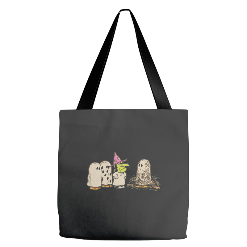 Vintage Peanuts Great Pumpkin Ghost Costumes Tote Bags | Artistshot