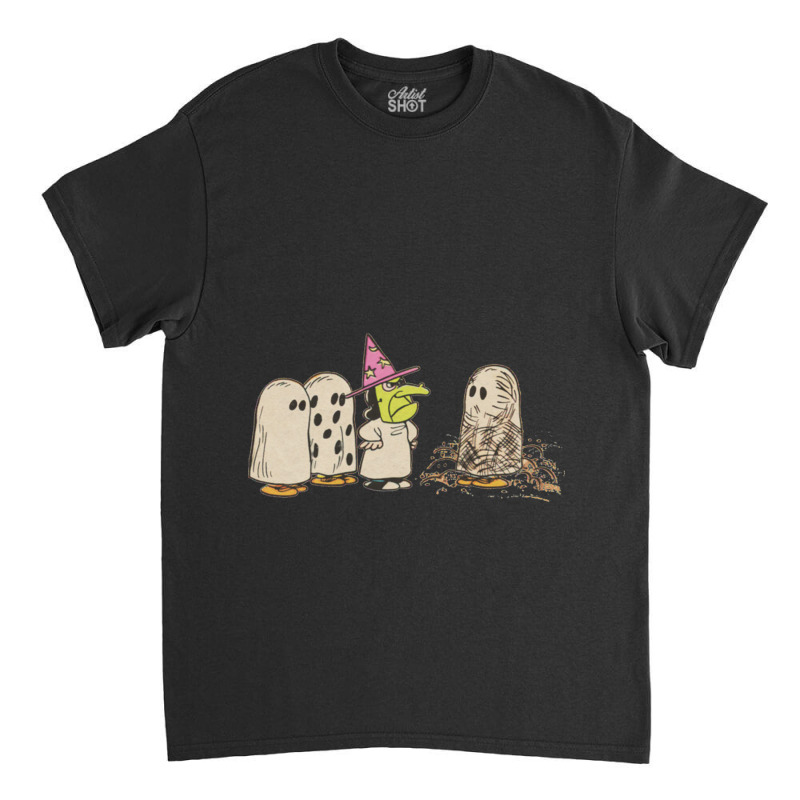 Vintage Peanuts Great Pumpkin Ghost Costumes Classic T-shirt | Artistshot