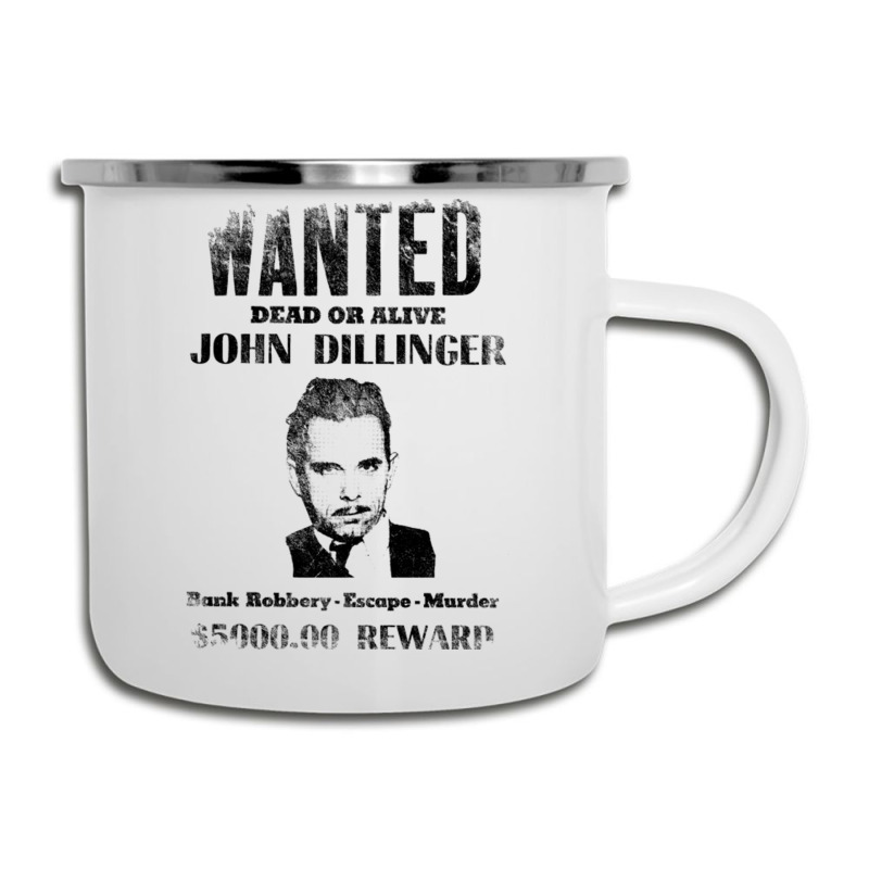 Wanted Poster John Dillinger Distressed Camper Cup | Artistshot