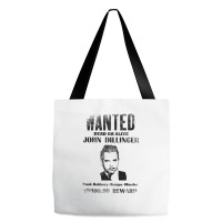 Wanted Poster John Dillinger Distressed Tote Bags | Artistshot