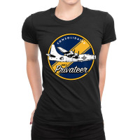 Wwii Consolidated Pb4y 2 Privateer Veteran Veterans Day Xmas Ladies Fitted T-shirt | Artistshot