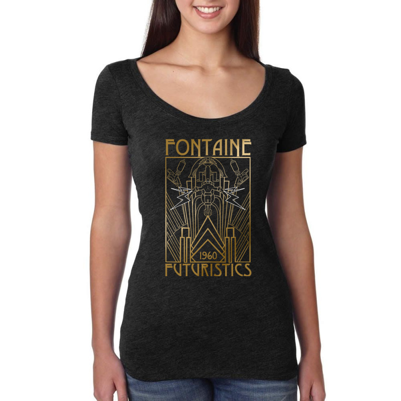 Fontaine Futuristics Women's Triblend Scoop T-shirt by ClintEWitte | Artistshot