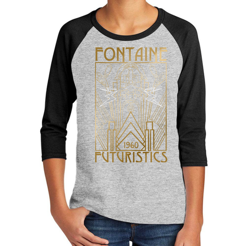 Fontaine Futuristics Youth 3/4 Sleeve by ClintEWitte | Artistshot