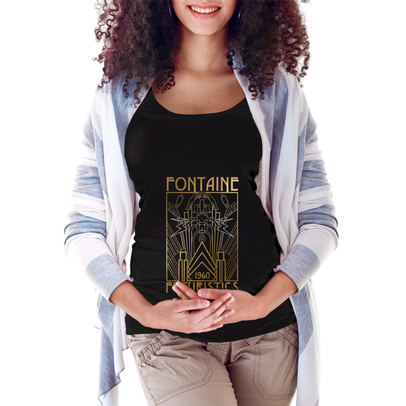 Fontaine Futuristics Maternity Scoop Neck T-shirt by ClintEWitte | Artistshot