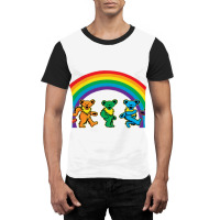 Rainbow Grateful Dancing Graphic T-shirt | Artistshot