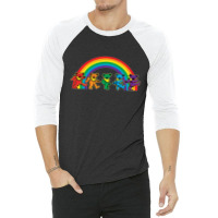 Rainbow Grateful Dancing 3/4 Sleeve Shirt | Artistshot