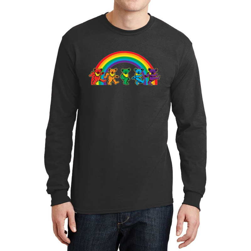 Rainbow Grateful Dancing Long Sleeve Shirts | Artistshot