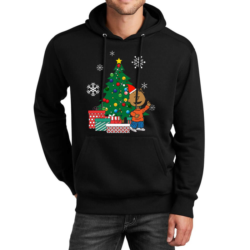 Custom Franklin Peanuts Around The Christmas Tree Unisex Hoodie By