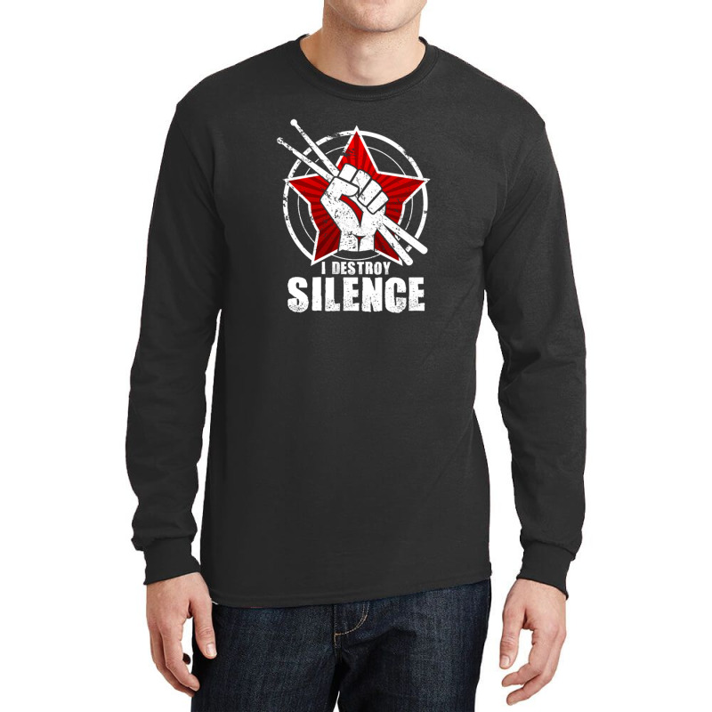 Drums - Drummer Gift Long Sleeve Shirts | Artistshot