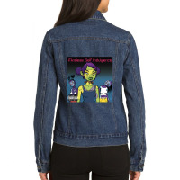 Frankenstein Girls Ladies Denim Jacket | Artistshot