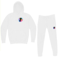 Initial F College Varsity Letter Name Initial Baseball Pink Hoodie & Jogger Set | Artistshot