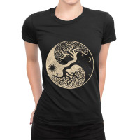 Viking Odin Wotan Norse Mythology Warrior Ladies Fitted T-shirt | Artistshot