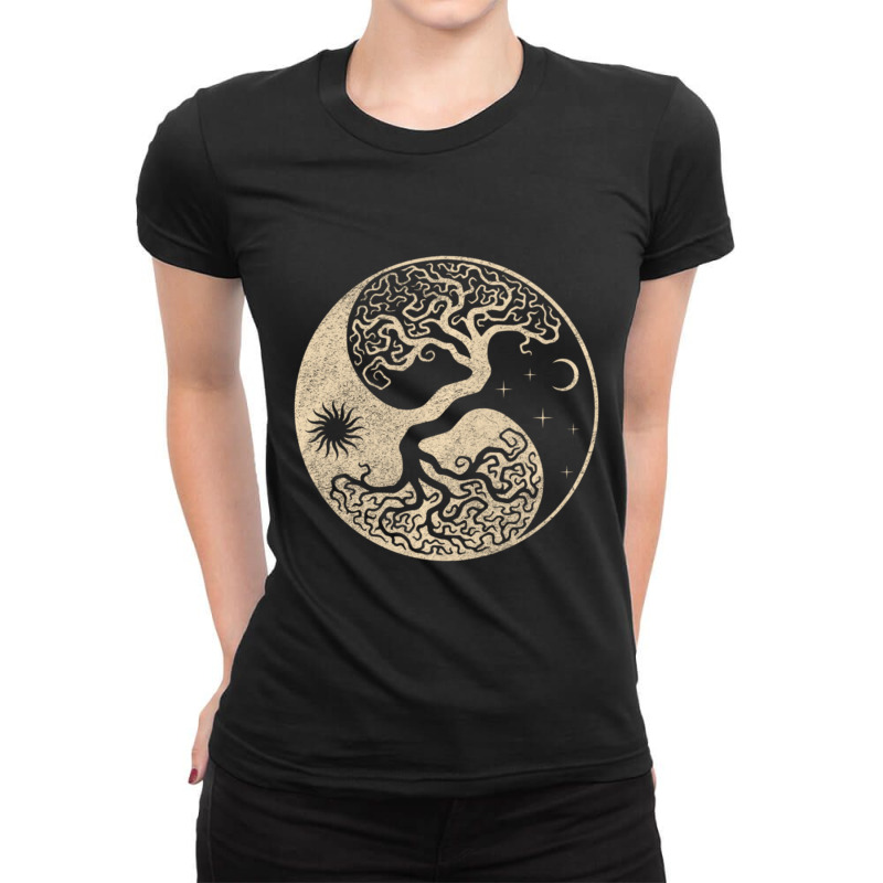 Viking Odin Wotan Norse Mythology Warrior Ladies Fitted T-Shirt by behindcedar22 | Artistshot