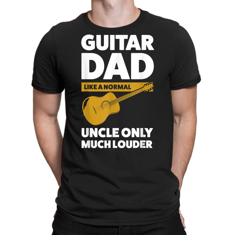 Mens Guitar Dad Like A Normal Guitar String Instrument T Shirt T-shirt | Artistshot