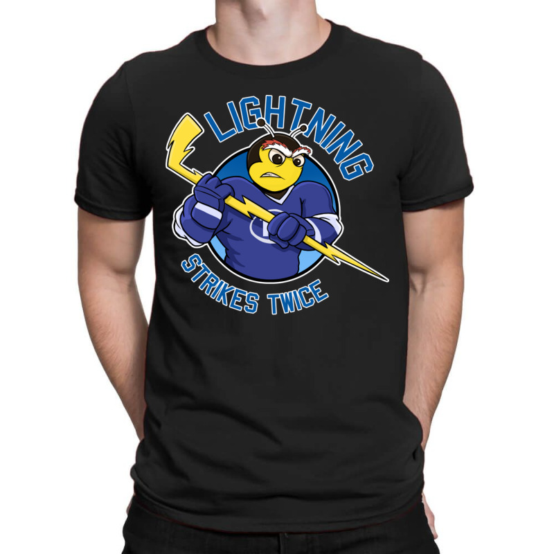 Lightning Strikes Twice Hockey Champions Thunderbug T-Shirt by SparkleTzeremes | Artistshot