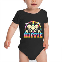 Hippie Hip Replacement Joint Surgery Funny Recovery Fun Gift Baby Bodysuit | Artistshot