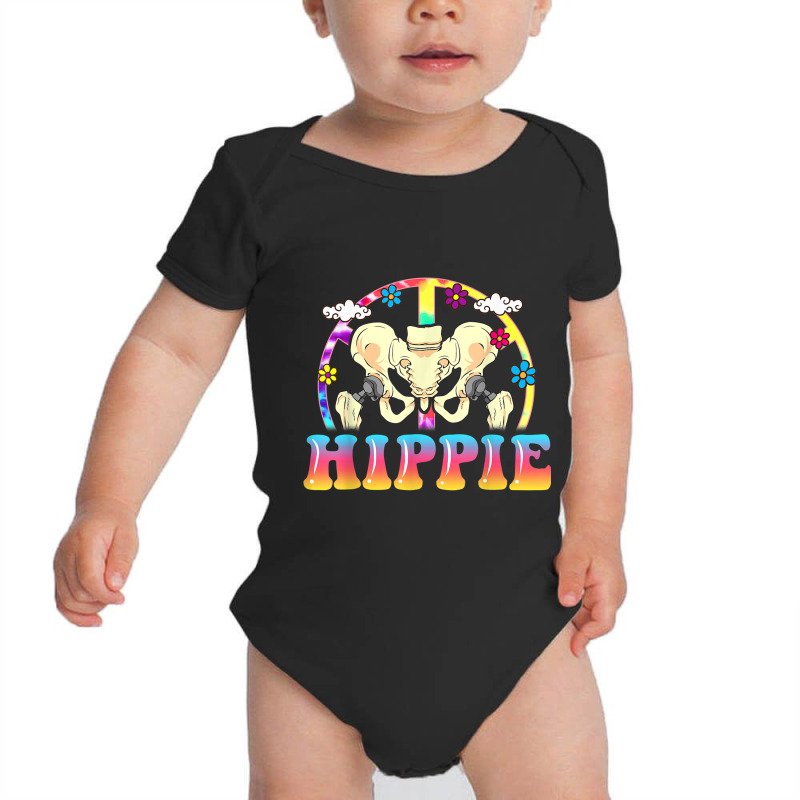 Hippie Hip Replacement Joint Surgery Funny Recovery Fun Gift Baby Bodysuit by ElizahTessieDenniston | Artistshot