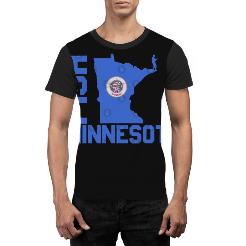 Fish Minnesota Graphic T-shirt | Artistshot