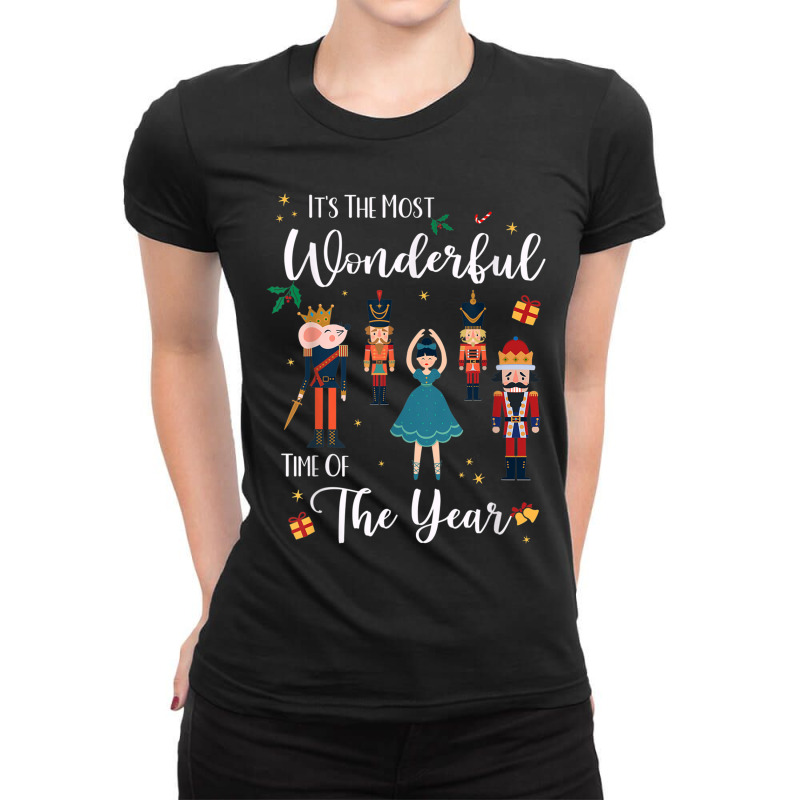 Its The Most Wonderful Time Of The Year Nutcracker Squad Ladies Fitted T-Shirt by MelanieKathleen | Artistshot