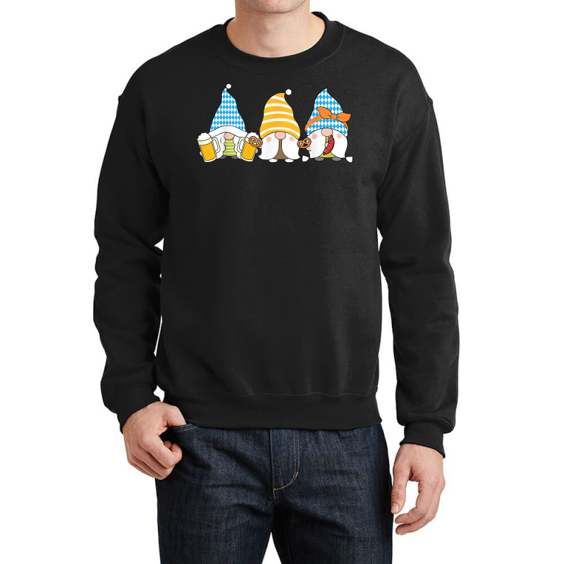 Gnomes Eating Oktoberfest Prfetzel Sausage Bratwurst German T Shirt Crewneck Sweatshirt by ayedencoplon | Artistshot