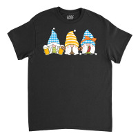 Gnomes Eating Oktoberfest Prfetzel Sausage Bratwurst German T Shirt Classic T-shirt | Artistshot