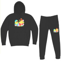 Vintage Happy Easter Duck Eggs Hoodie & Jogger Set | Artistshot