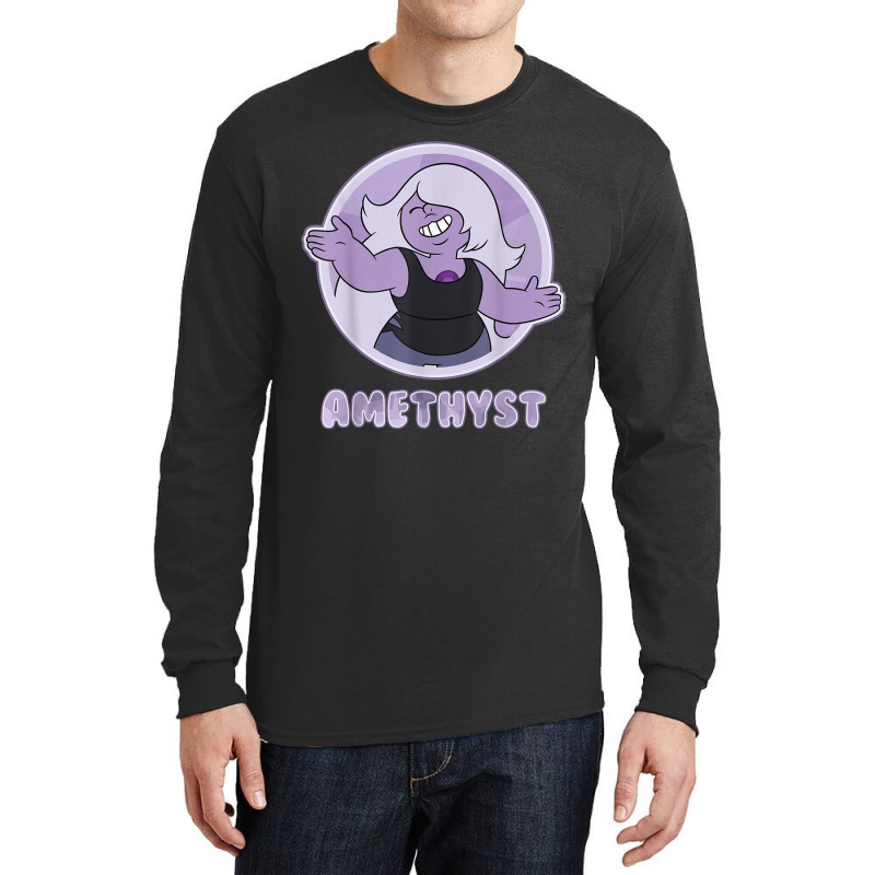 Cn Steven Universe Amethyst Portrait Long Sleeve Shirts by CesarRobertoRamirez | Artistshot