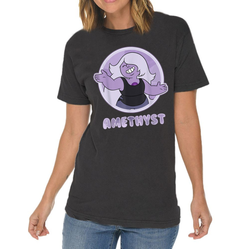 Cn Steven Universe Amethyst Portrait Vintage T-Shirt by CesarRobertoRamirez | Artistshot