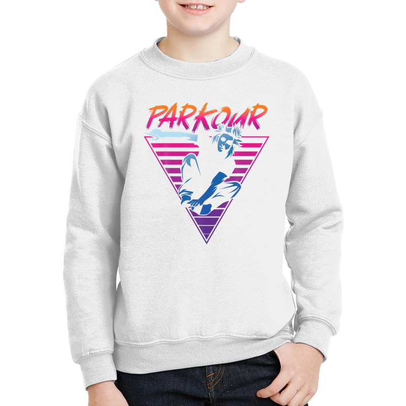 Parkour Free Running Traceur 80s 90s Retro Vintage Parkour Youth Sweatshirt by naddiamuhibev | Artistshot