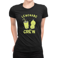 Lemonade Crew Fun Summertime Ladies Fitted T-shirt | Artistshot