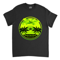 Playa Del Amor Beach Mexico Palm Trees Sunset Summer For Classic T-shirt | Artistshot