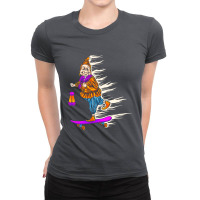 Grandmother Skateboard Ladies Fitted T-shirt | Artistshot