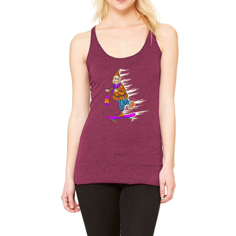 Grandmother Skateboard Racerback Tank | Artistshot