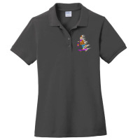 Grandmother Skateboard Ladies Polo Shirt | Artistshot