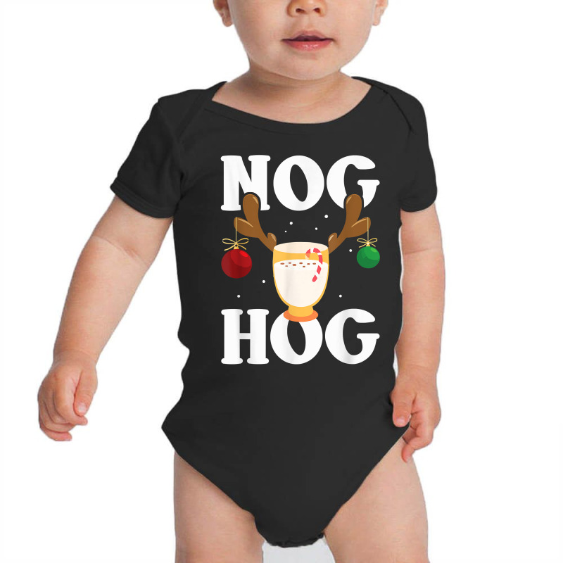 Nog Hog   National Eggnog Day   Egg Nog Christmas Holiday T Shirt Baby Bodysuit | Artistshot