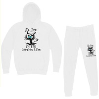 It's Fine I'm Fine Everything Is Fine Funny Cat T Shirt Hoodie & Jogger Set | Artistshot