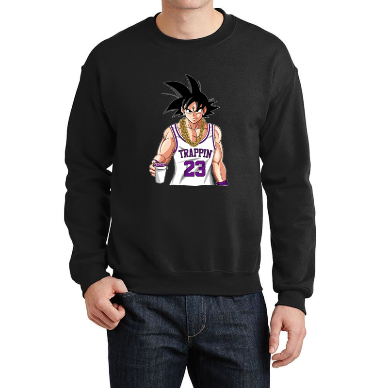 Trap Goku Crewneck Sweatshirt | Artistshot