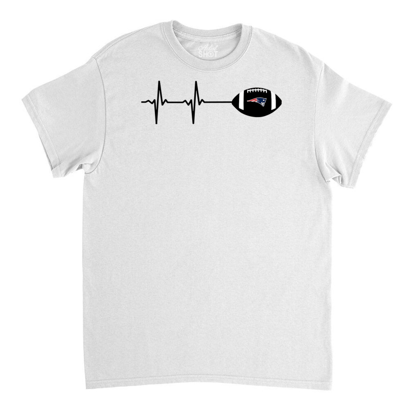 Heartbeat New England Fans Patriot Football Classic T-shirt | Artistshot