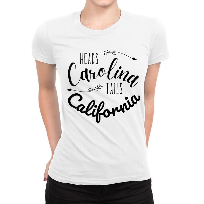 Heads Carolina Tail California Western Summer Beach Paradise Ladies Fitted T-shirt | Artistshot